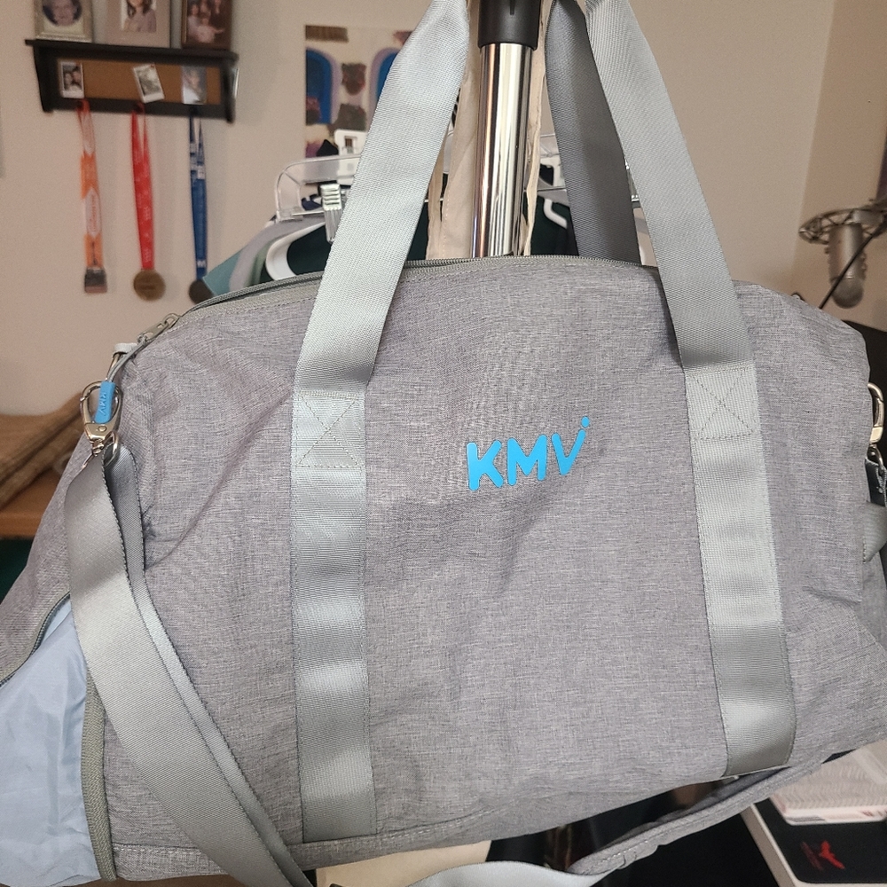 Gray KVM gym bag